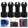 HANABASS 8pcs Trampoline Spare Parts Plastic Trampoline Pole Caps Rod Covers Professional Rod Covers for Enclosure view 3
