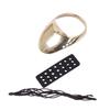 HONMEET Wear-Resistant Brass Finger Guard Convenient Archery Ring for Thumb Protection Durable Archery Accessory for Confident Bow Drawing