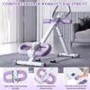 Ab Workout Equipment Ab Trainer Machine Floor Ab Machine With U-shaped Kneeling Pad, Foldable Home Ab Trainer Machine, Height And Incline Adjustment Ab Cruncher, With Counter view 2