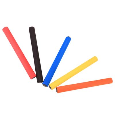 COLLBATH 5pcs Lightweight Race Sticks for Boy Girl Non-Slip Foam Relay Baton for Track and Field Training Brightly Colored Relay Tools for Boy Girl