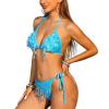 MOMOJIA Women Swimming Costume Set Two Pieces Split Swimwear Fashion Tassels Swimsuits Backless Bathing Suit for Beachwear view 4