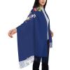 DRTGEDS Maine State Flag Sweet Print Women'S Super Soft Classic Cashmere Winter Fringed Scarf For Spring Fall Winter view 4