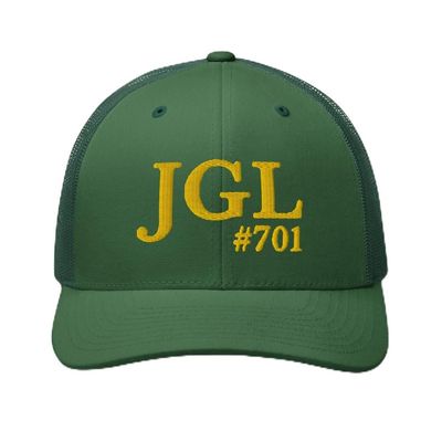 701 JGL Embroidered Trucker Hat, Chapo Guzman Chapito Snapback Hat Adjustable Cap | Gorra JGL