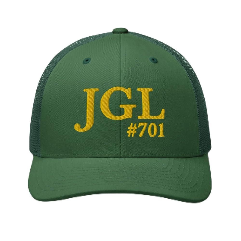 701 JGL Embroidered Trucker Hat, Chapo Guzman Chapito Snapback Hat Adjustable Cap | Gorra JGL