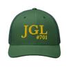 701 JGL Embroidered Trucker Hat, Chapo Guzman Chapito Snapback Hat Adjustable Cap | Gorra JGL view 1