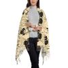 DRTGEDS Cute Pug Dog Sweet Print Women'S Super Soft Classic Cashmere Winter Fringed Scarf For Spring Fall Winter view 2