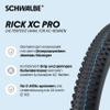 Schwalbe Rick XC Pro Evo SPGrp Tubeless 29 X 2.25 MTB Tyre 29 x 2.25 view 2
