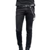 QOAAIE Men's Skinny Jeans Slim Fit Stretch Comfy Denim Pencil Pants Fashion Casual Tight Jean Trousers (Black,37) view 2
