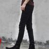 QOAAIE Men's Skinny Jeans Slim Fit Stretch Comfy Denim Pencil Pants Fashion Casual Tight Jean Trousers (Black,37) view 3