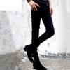 QOAAIE Men's Skinny Jeans Slim Fit Stretch Comfy Denim Pencil Pants Fashion Casual Tight Jean Trousers (Black,37) view 4