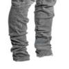 QOAAIE Men's Side Pockets Slim Fit Jeans 6 Pockets Stretch Skinny Denim Pencil Pants Distressed Tapered Leg Jean Trousers (Grey,X-Small) view 4