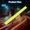 PATIKIL Reflective Slap Bands, 6 Pcs Reflector Band Snap Bracelet Armbands High Visibility Safety Reflectors Wrist Strap Strip for Night Jogging Cycling Running Hiking, Fluorescent Yellow view 2
