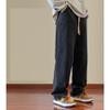 Men's Casual Jeans Cargo Denim Pants Drawstring Stretch Lounge Jean Trousers Loose Wash Cotton Straight Leg Slacks (Black,XX-Large) view 3