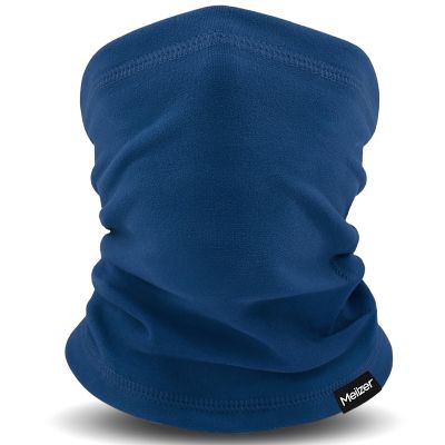 Meilzer Kids Neck Warmer Gaiter Winter Fleece Face Neck Cover Balaclava Cold Weather Windproof Face Mask for Boys Girls (royal)