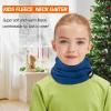 Meilzer Kids Neck Warmer Gaiter Winter Fleece Face Neck Cover Balaclava Cold Weather Windproof Face Mask for Boys Girls (royal) view 2