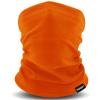 Meilzer Kids Neck Warmer Gaiter Winter Fleece Face Neck Cover Balaclava Cold Weather Windproof Face Mask for Boys Girls (orange) view 1
