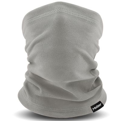 Kids Neck Warmer Gaiter Winter Fleece Face Neck Cover Balaclava Cold Weather Windproof Face Mask for Boys Girls (grey)