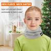 Kids Neck Warmer Gaiter Winter Fleece Face Neck Cover Balaclava Cold Weather Windproof Face Mask for Boys Girls (grey) view 2