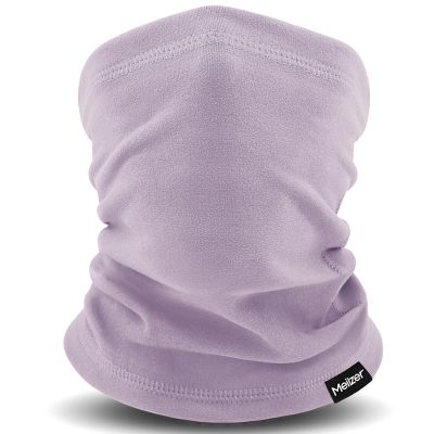 Meilzer Kids Neck Warmer Gaiter Winter Fleece Face Neck Cover Balaclava Cold Weather Windproof Face Mask for Boys Girls (purple)