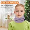 Meilzer Kids Neck Warmer Gaiter Winter Fleece Face Neck Cover Balaclava Cold Weather Windproof Face Mask for Boys Girls (purple) view 2