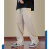 Men's Casual Jeans Cargo Denim Pants Drawstring Stretch Lounge Jean Trousers Loose Wash Cotton Straight Leg Slacks (Apricot,X-Large) view 2