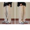 Men's Casual Jeans Cargo Denim Pants Drawstring Stretch Lounge Jean Trousers Loose Wash Cotton Straight Leg Slacks (Apricot,X-Large) view 3