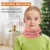 Kids Neck Warmer Gaiter Winter Fleece Face Neck Cover Balaclava Cold Weather Windproof Face Mask for Boys Girls (pink) view 2
