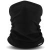 Meilzer Kids Neck Warmer Gaiter Winter Fleece Face Neck Cover Balaclava Cold Weather Windproof Face Mask for Boys Girls (black) view 1