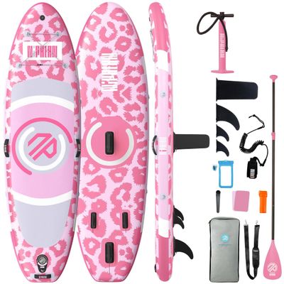 NipheanUltra-LightInflatable Paddle Board with (Beginner Friendly) StabilTrac Fin and Durable SUP Accessories, 10' Stand Up Paddle Boards for Adults & Youth, Versatile Yoga Paddle Board, Gift Ideas