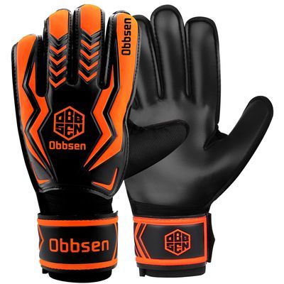 Obbsen Soccer Goalie Gloves for Kids, Youth&Adult Soccer Goalkeeper Gloves, Strong Grip Goalkeeping Gloves with Finger Protection, Men/Women/Boys/Girls