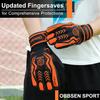 Obbsen Soccer Goalie Gloves for Kids, Youth&Adult Soccer Goalkeeper Gloves, Strong Grip Goalkeeping Gloves with Finger Protection, Men/Women/Boys/Girls view 2