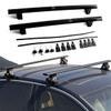 Roof Rail Aluminum Lockable Roof Rail Racks Cross Bars Crossbars Luggage Carrier for Lexus LBX 2024 2025 Black view 1
