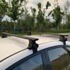 Roof Rail Aluminum Lockable Roof Rail Racks Cross Bars Crossbars Luggage Carrier for Lexus LBX 2024 2025 Black view 3