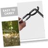 Happyyami Versatile Camping Light for Tent Hook Iron S-Shape Hook Hanger for Lantern Pole view 2