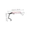 Happyyami Versatile Camping Light for Tent Hook Iron S-Shape Hook Hanger for Lantern Pole view 4