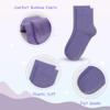 SIPCOLOR Combed Cotton Kids Crew Socks School Dress Quarter Uniform Stretchy Socks for Boys Girls (US, Age, 7 Years, 12 Years, Mix color2) view 3