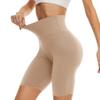 CAMPSNAIL Workout Biker Shorts Women - 3"/5"/8" High Waisted Tummy Control Spandex Booty Volleyball Shorts for Yoga Dance Nude view 1