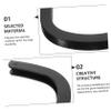 Toddmomy Skateboard Rail Protective Accessory Collision Strip for Skateboards Easy to Install Replaceable Design for view 3