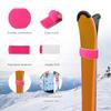 8pcs Ski Straps Fasteners, Adjustable Snow Ski Wrap Carrier Straps Ski Bands Tapes Storage Ties with Protective Pad Ski Boot Straps for Carrying Ski Boards Poles Winter Sports Accessories view 3
