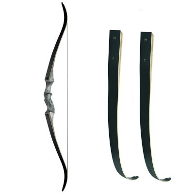 Black Hunter Takedown Recurve Bow 40lbs & Black Hunter Original Takedown Recurve Bow Limbs Replacement 60lbs, Right Hand