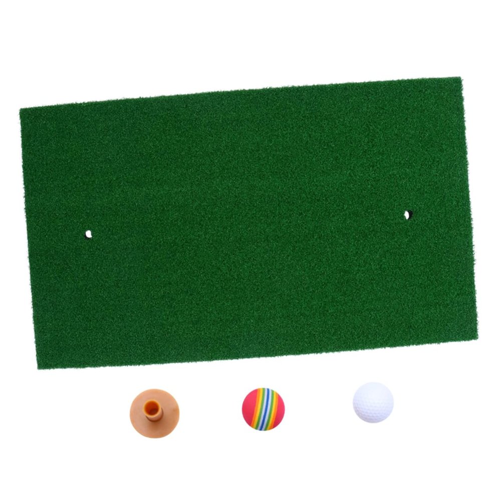 Anneome 1pc Hitting Mat Realistic Turf Practice for Training Weather-Resistant for Driving Chipping and Putting Style