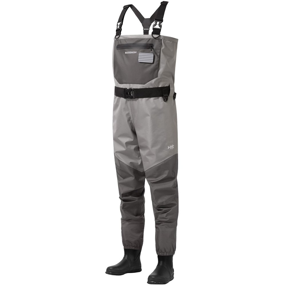 BASSDASH FW08 Mens Breathable Waders Waterproof Fly Fishing Chest Fishing