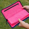 2thpart Golf Gloves Holder Case, Zipper Premium Glove Caddie, Organizer for Golf Gloves Synthetic Leather Blue view 4