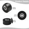 4 Pieces Fitness Trolley Seat Rail Rollers for Water Resistance Rowing Machine, Nylon Steel Cushion Moving Wheel, Row Machines Part Replacement for Home Gym Fitness Equipment view 2