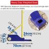 ZAIHW Backyards Training Badminton Net with Metal Pole and Heavy Duty Base, Kids Portable Tennis Net for Driveway, Garden, Stadium Court & Outdoor Team Sports view 4