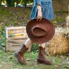 Ahannie Girls Cowboy Boots  Classic Western Embroidery Cowgirl Boots with Side Zipper (Toddler/Little Kid/Big Kid)(Brown-10 Toddler) view 3