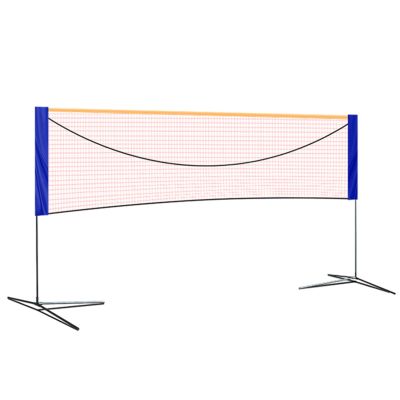 ZAIHW Badminton Net Stand Foldable Badminton Net with Stand& Carry Bag, Lightweight Adjustable Ball Game Training Machine for Junior, No Tools Or Stakes Required