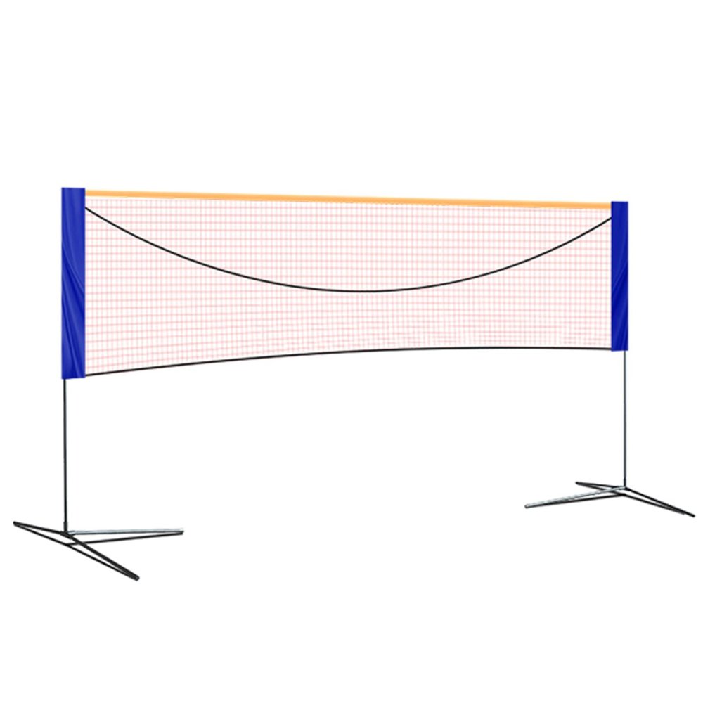 ZAIHW Badminton Net Stand Foldable Badminton Net with Stand& Carry Bag, Lightweight Adjustable Ball Game Training Machine for Junior, No Tools Or Stakes Required