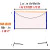 ZAIHW Badminton Net Stand Foldable Badminton Net with Stand& Carry Bag, Lightweight Adjustable Ball Game Training Machine for Junior, No Tools Or Stakes Required view 3