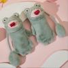 Dsgzkk Cartoon Animals Shape Gloves Warm Full Finger Mittens Cute Winter Cycling Gloves Fuzzy Plush Mittens for Women Girls view 2